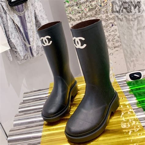 chanel rain boots for women.